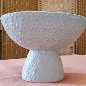 Baby Blue Ceramic Fruit Bowl